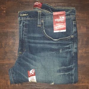 Arizona “Slim Straight” Jeans 31/32 NEW W/ TAGS